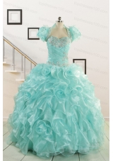 Beautiful Quinceanera Dresses with Appliques and Ruffles for 2015