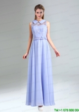2015 Empire Lace Up Prom Dress Belt and Lace