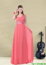 Decent Floor Length Belt One Shoulder Prom Dress Fitted