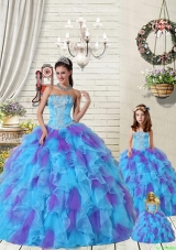 Organza Appliques Princesita Dress with Beading and Ruffels