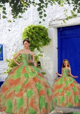 New Style Multi-color Princesita Dress with Beading and Ruffles