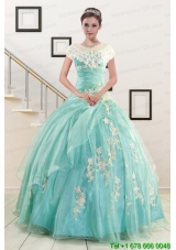 Ball Gown Sweetheart Pretty Quinceanera Dresses with Appliques