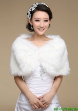 Pearl Front Closure Rabbit Fur 2015 Pretty Shawls
