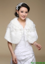 2015 Most Popular Faux Fur White Wraps