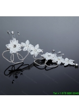Nobile Alloy Silver Rhinestone Hair Ornament for Wedding