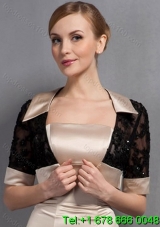 Black 1/2 Sleeves Jacket For Formal Evening