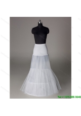 Trendy Organza Mermaid Floor length White Petticoat