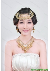 Gorgeous Vintage Style Alloy Silver And Gold Ladies  Jewelry Sets