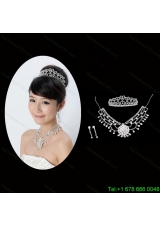 Elegant Alloy With Rhinestone Crystal Ladies  Jewelry Sets