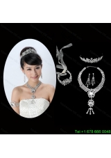 Elegant Alloy With Rhinestone Ladies Jewelry Sets