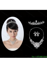 Gorgeous Alloy With Rhinestone Ladies Jewelry Sets