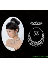 Gorgeous Alloy With Rhinestone Ladies' Jewelry Sets