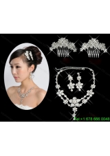 Beautiful Alloy Rhinestones Ladies Jewelry Sets
