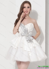 Wonderful Sweetheart Ball Gown Prom Dress in White