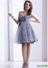 New Style Sweetheart Leopard 2015 Prom Dress with Beading