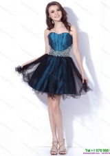 Multi Color Sweetheart Sequined and Ruffled Prom Dresses for 2015