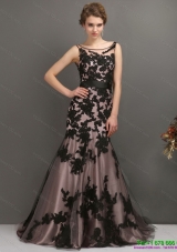 2015 Gorgeous Appliques Multi Color 2015 Prom Dress with Appliques