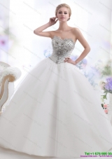 Wonderful 2015 Beading and Appliques Wedding Dresses