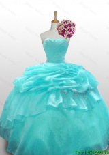 2015 Elegant Quinceanera Dresses with Paillette and Ruffled Layers