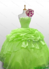 2015 Luxurious Quinceanera Dresses with Paillette and Ruffled Layers