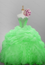 Affordable Beaded Quinceanera Dresses in Organza for 2015