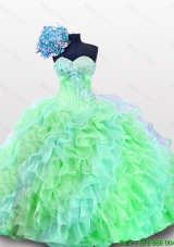 Luxurious Sweetheart Quinceanera Dresses with Appliques and Sequins for 2015