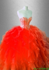 Beautiful Sweetheart Quinceanera Gowns with Beading