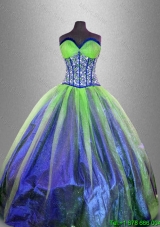 Popular Ball Gown Sweet 16 Gowns with Beading and Ruffles