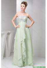 Simple Strapless Sequins Long Prom Dresses for 2016