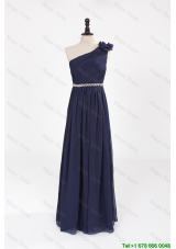 Comfortable Designer Asymmetrical Beaded Prom Dresses with Belt