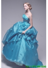 2016 Princess Strapless Beading Wedding Dresses for  Garden