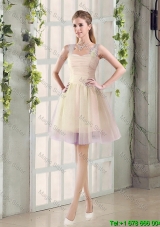 2016 Fall New A Line Straps Prom Dresses