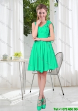 Popular A Line Straps 2015 Prom Dress for Wedding Party