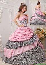 Cheap Ball Gown Strapless Quinceanera Gowns in Multi Color