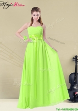 2016 Summer Classical Floor Length Sweetheart Ruching Bridesmaid Dresses