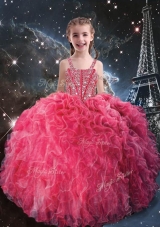 Beautiful Straps Mini Quinceanera Dresses with Beading for Fall