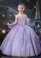 Classical Straps Mini Quinceanera Dresses in Lavender