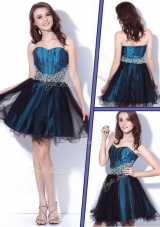 Lovely Sweetheart Beading Short Bridesmaid Dresses for Homecoming