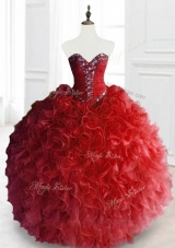 In Stock Quinceanera Dresses with Beading and Ruffles