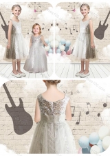 New Arrival  Empire Scoop Sequins Flower Girl Dresses