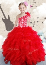 Popular Beading and Mini Quinceanera Dresses in Red