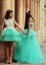 2016 Fashionable Off the Shoulder Prom Dress with Lace and Appliques