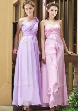 Elegant Empire Ankle Length Zipper Up Mother Dresses  in Chiffon
