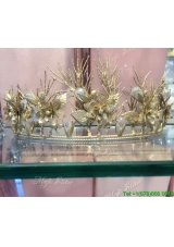 Perfect Tiara with Rhinestones and Floral Alloy