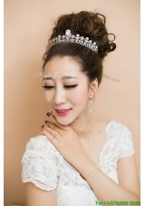 Suitable Silver Tiaras with Beading