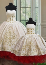 New Arrivals Organza and Taffeta Princesita Quinceanera Dresses with Embroidery and Ruffled Layers