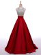 Dynamic Wine Red Homecoming Dress Scoop Sleeveless Backless