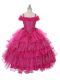 Sleeveless Ruffles and Ruffled Layers Lace Up Womens Party Dresses
