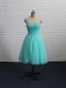 Stunning Apple Green Lace Up Sweetheart Beading Pageant Gowns Tulle Sleeveless
