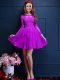 Custom Designed Chiffon 3 4 Length Sleeve Mini Length Court Dresses for Sweet 16 and Beading and Lace and Appliques